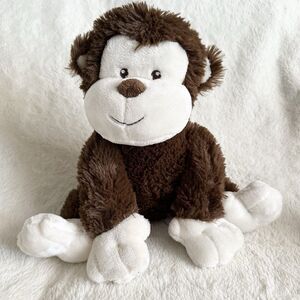 Little Miracles Stuffed Monkey Costco Plush Toy Brown Shaggy 12'' Tall Soft